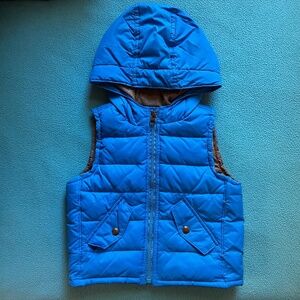 Baby Gap Hooded Puffer Vest with front pockets